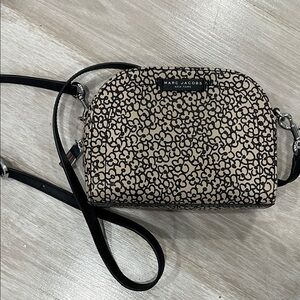 Marc Jacobs Floral Black and Tan Crossbody Bag